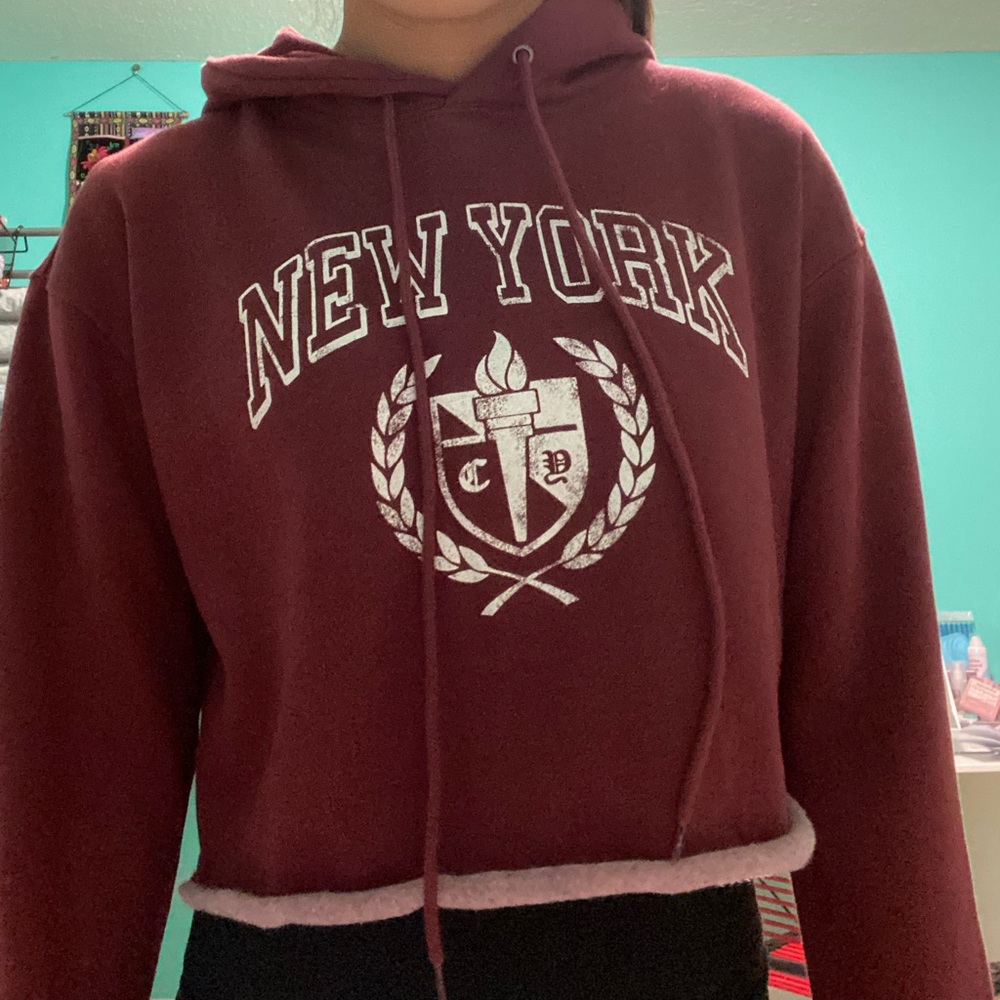 Red/Maroon Wild Fable graphic hoodie sweatshirt